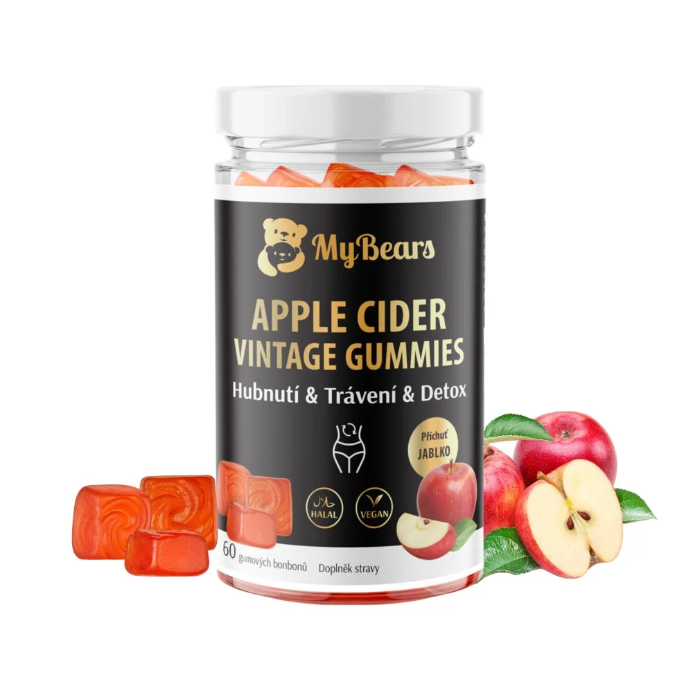 Gumoví medvídci Jablečný ocet & Chrom & Vitamín C — MyBears