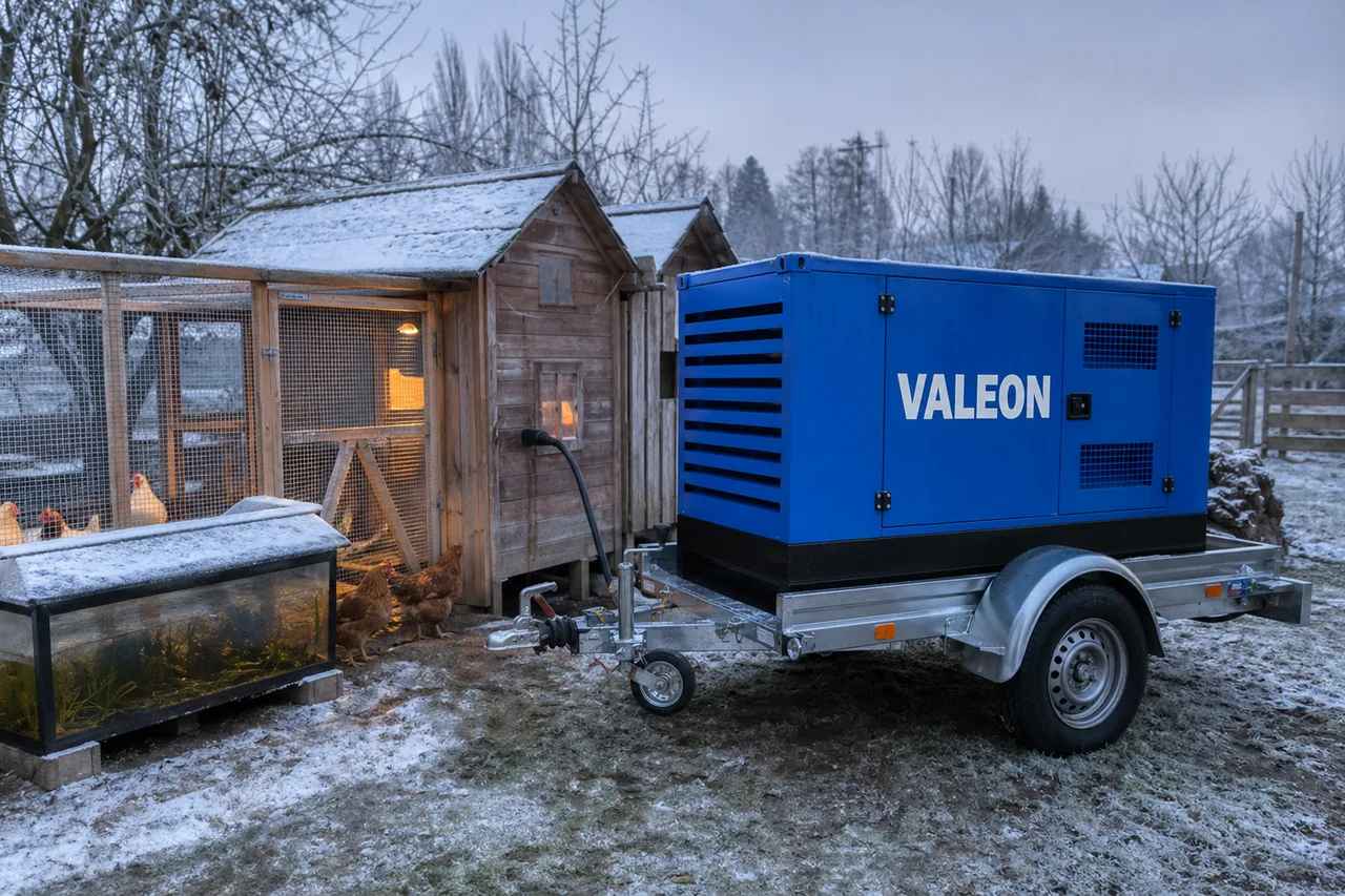 Mobilní elektrocentrála Valeon v praxi — detail