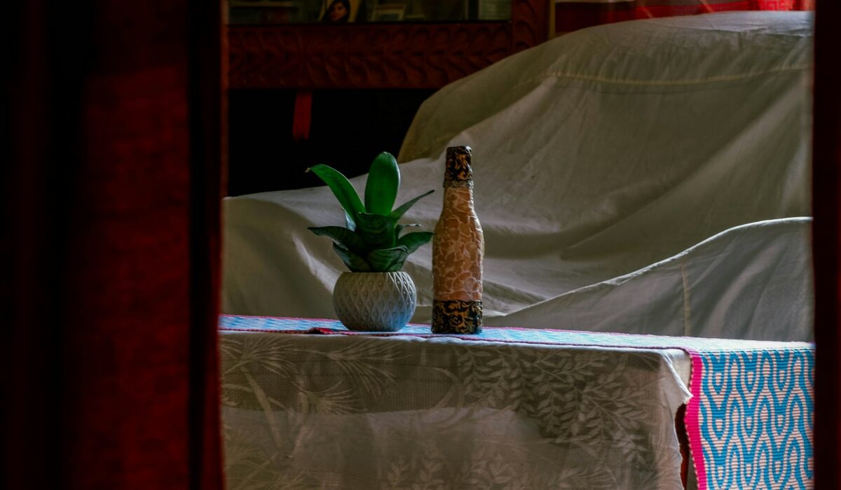 Stolování s přírodními prvky