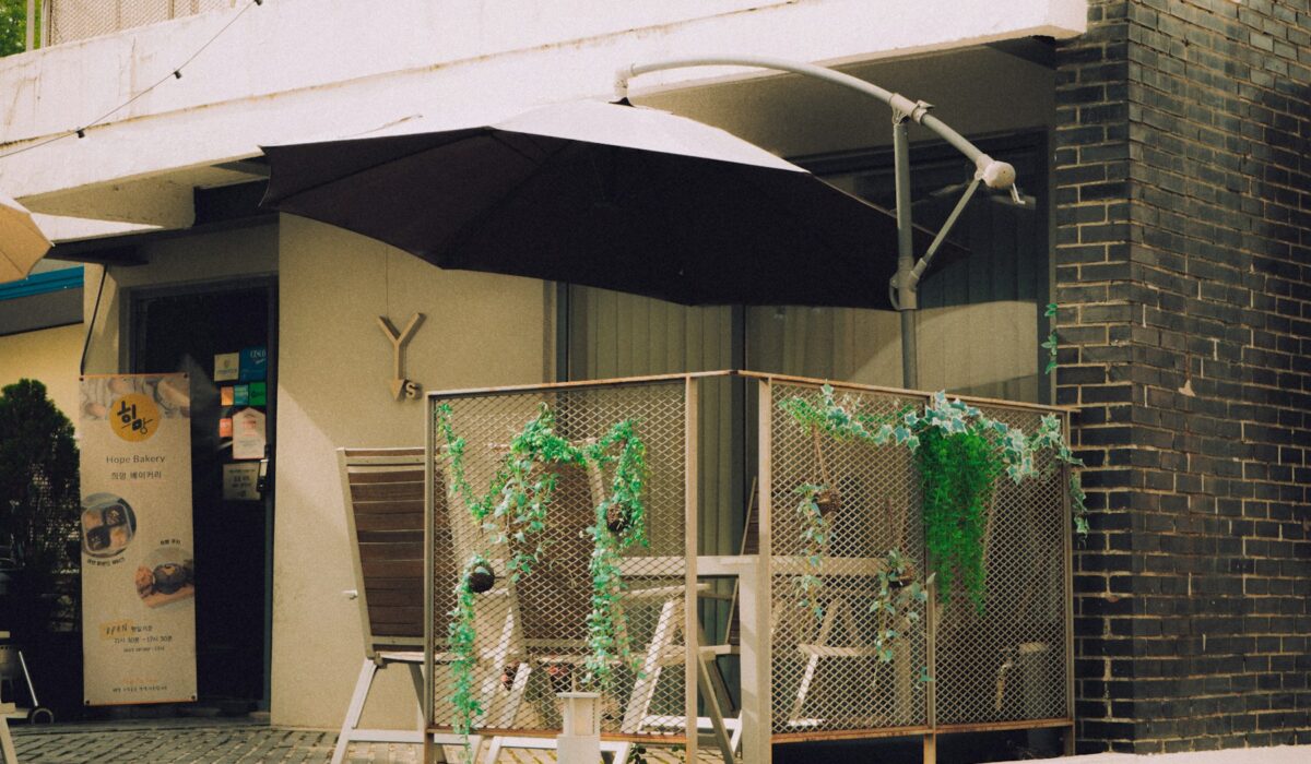 Kompaktní zahradní posezení