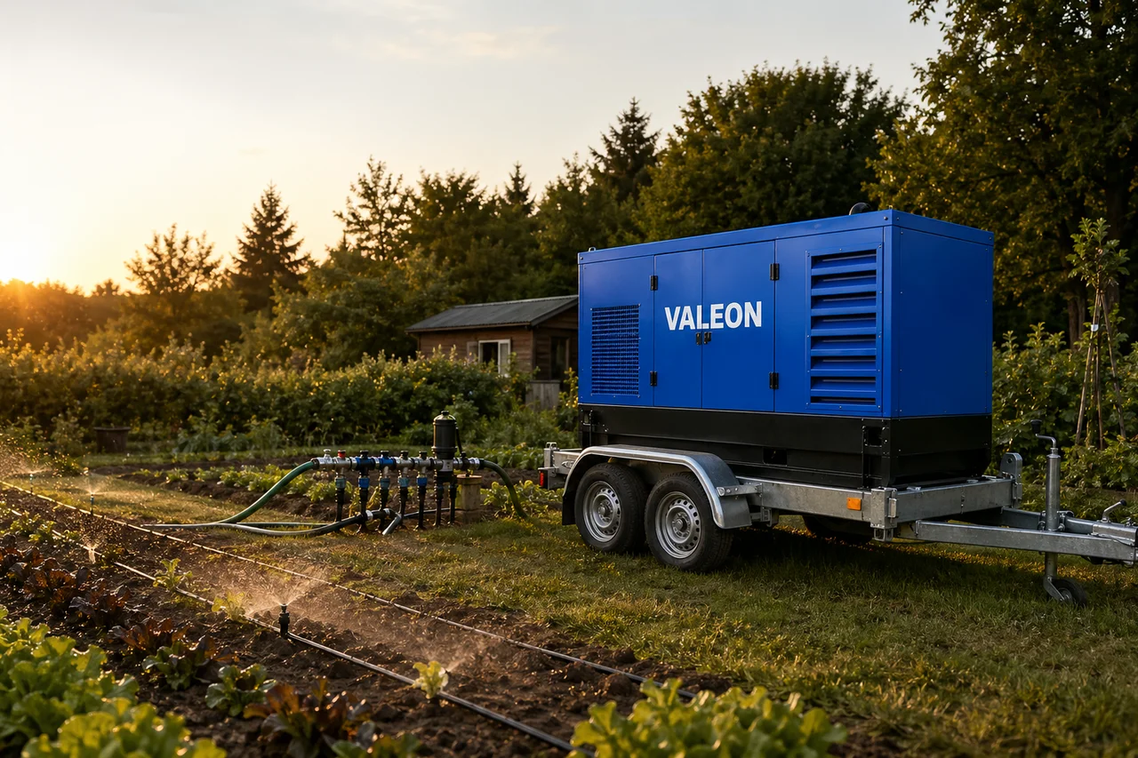 Mobilní elektrocentrála Valeon v praxi — detail