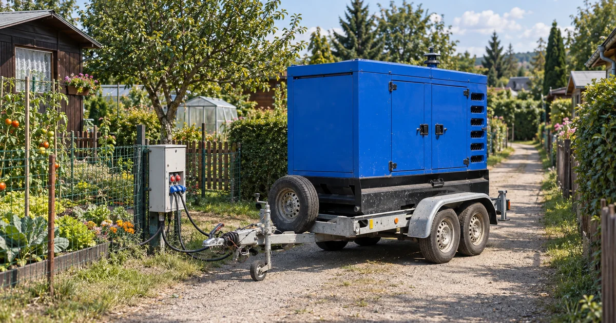 Když společná přípojka kolonie nestačí: kdy se vyplatí sdílená elektrocentrála