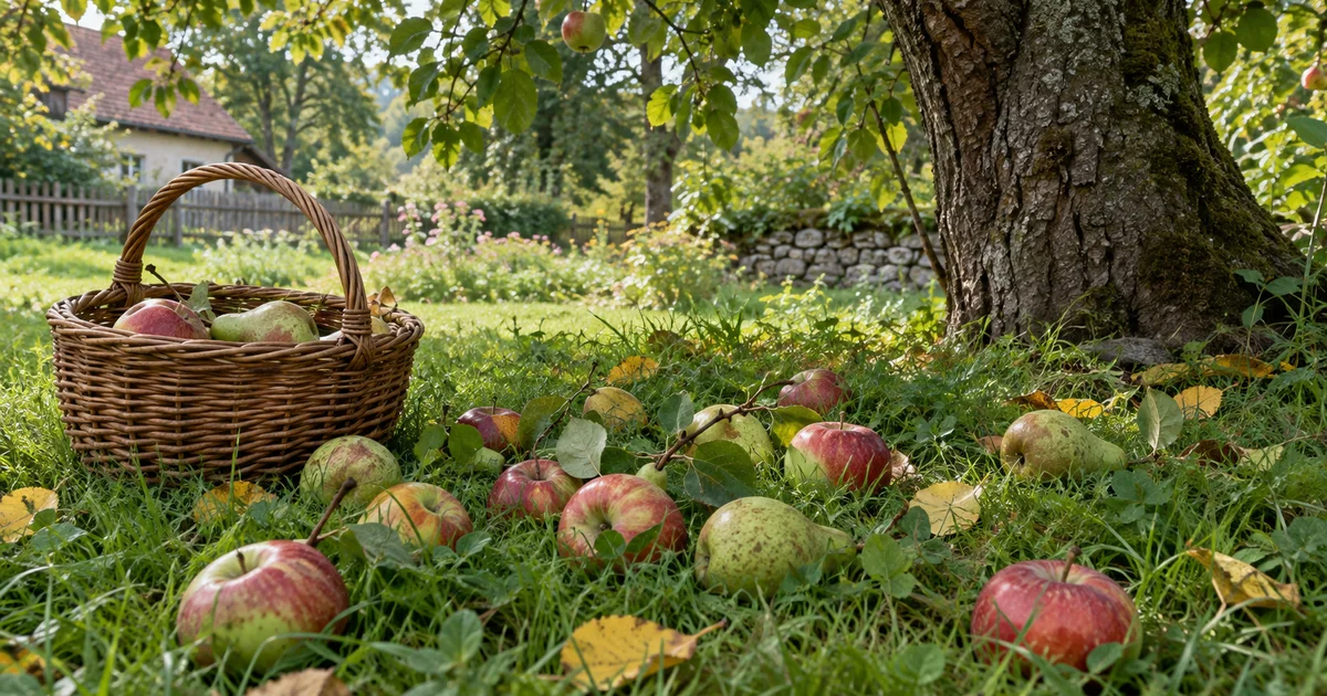 Spadané a zaschlé ovoce: proč ho sebrat a co s ním dál