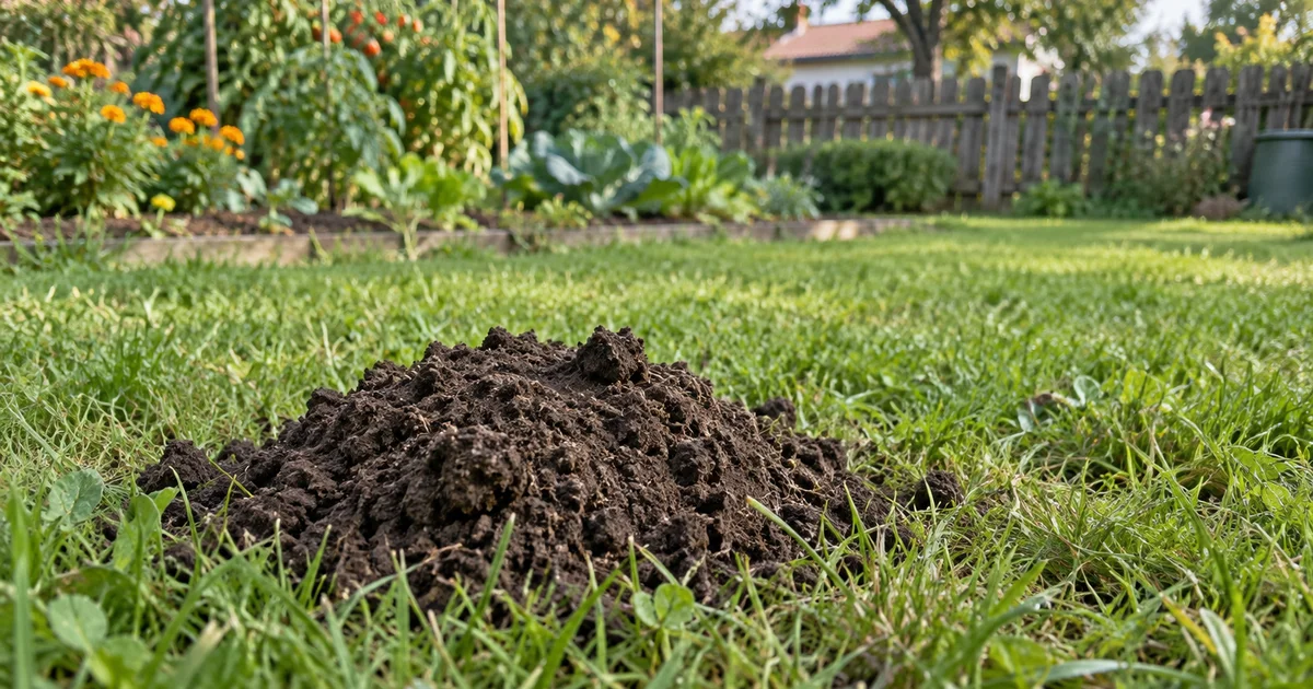Krtek nebo hraboš: jak je poznat a co je na zahradě legální