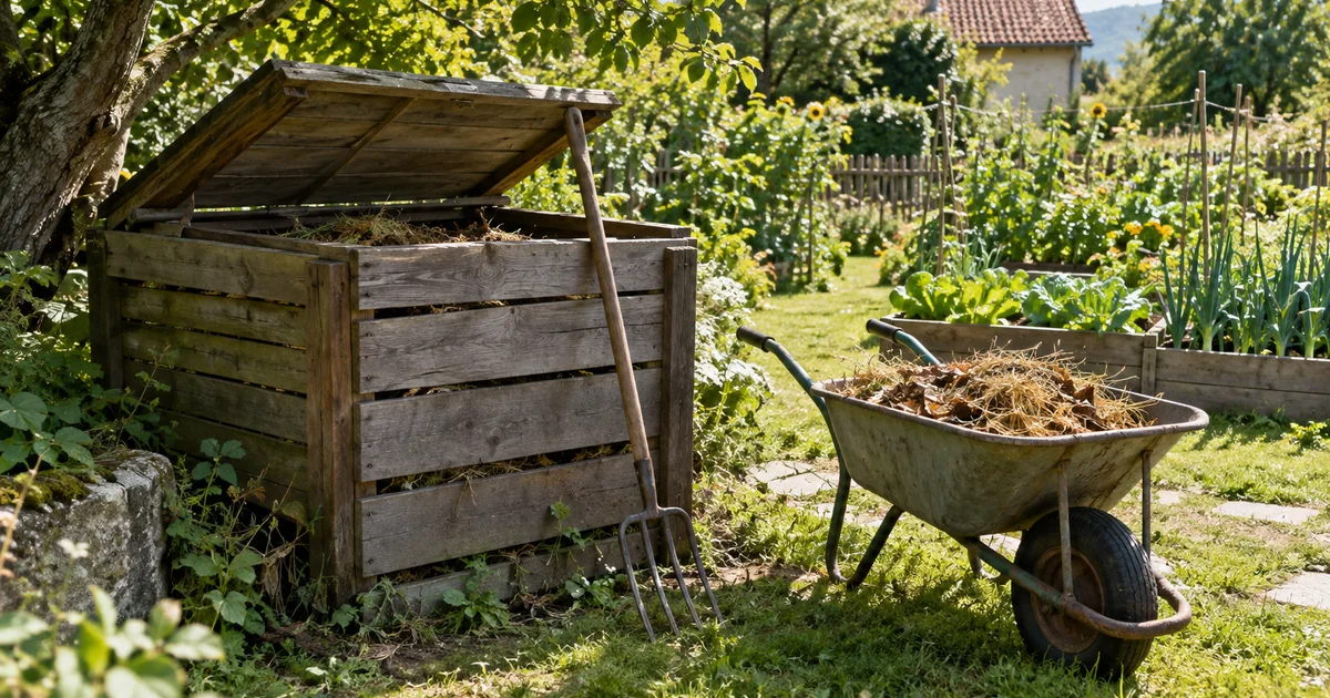 Kompost v létě: zápach, sucho a mouchy a jak to napravit